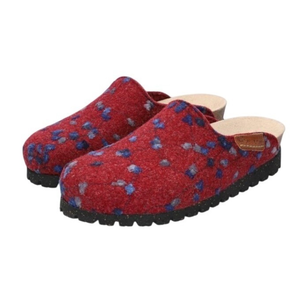 Mephisto Mobils Size 35 4.5 Thea Dark Red Clog Slippers NWOT